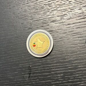 Gold and Silver Star Coin with Emblem LIMITED EDITION